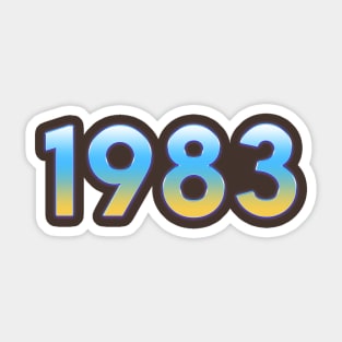1983 Sticker